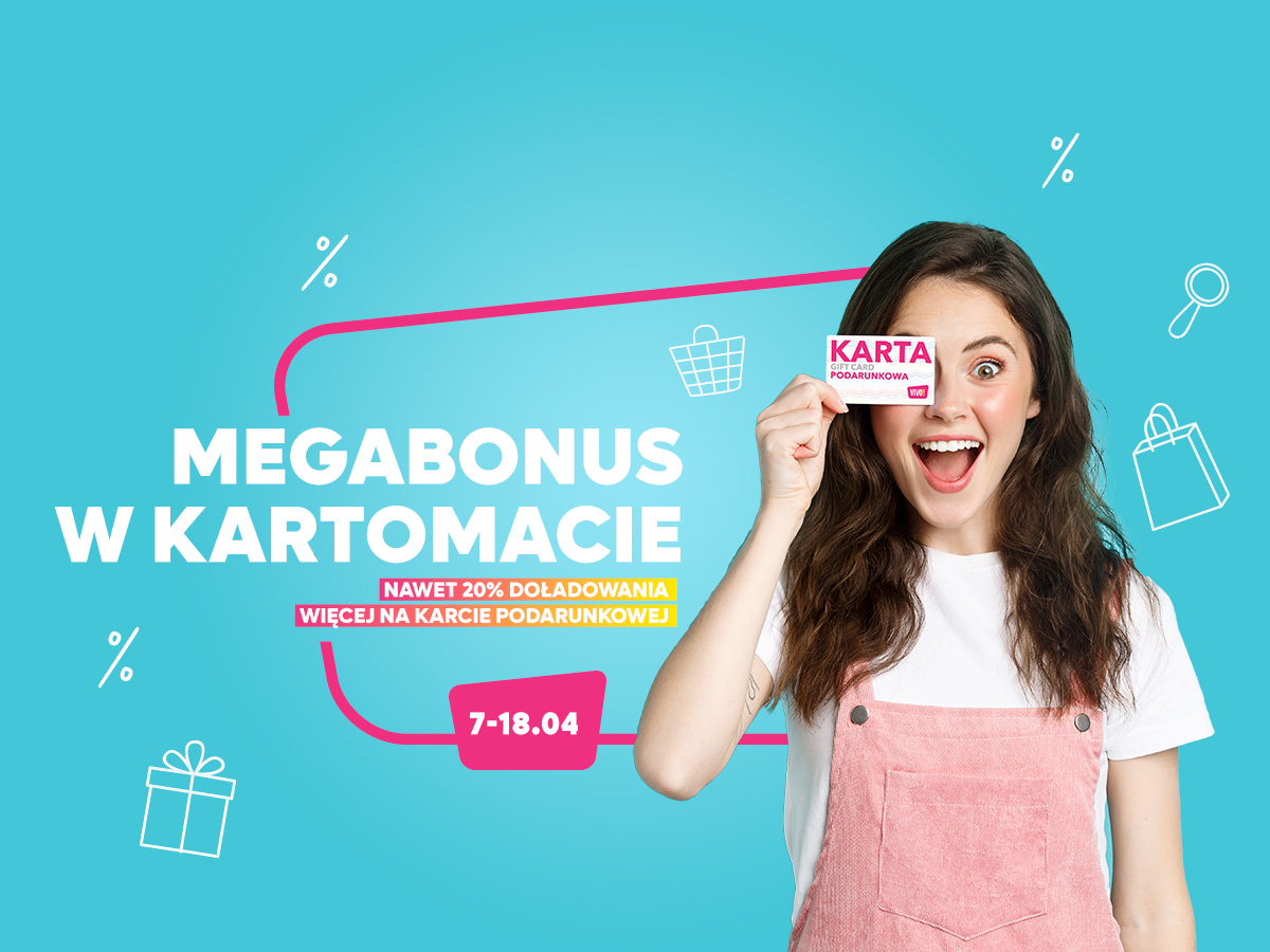 MEGABONUS at VIVO! Get up to 20% more for your shopping!